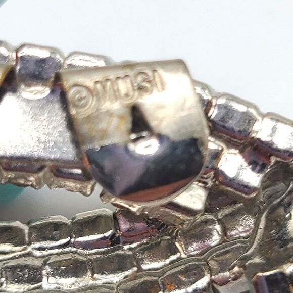 Vintage Musi Shoe Clips, Rhinestone - Picture 6 of 7